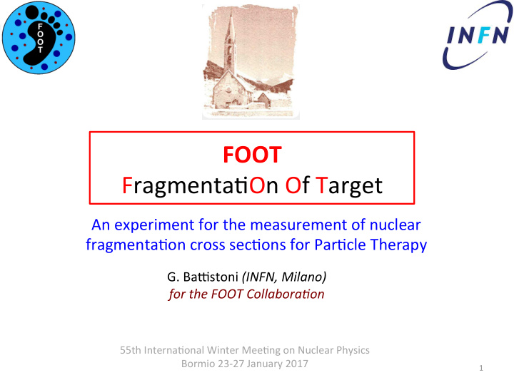 foot fragmenta on of target