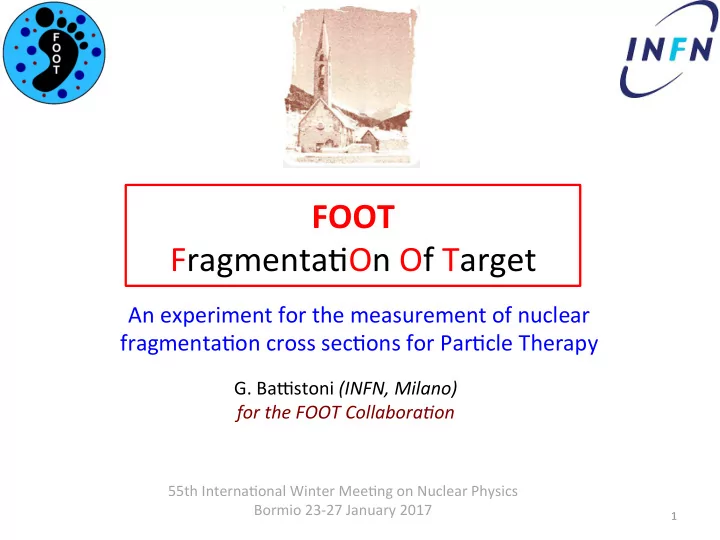 foot fragmenta on of target