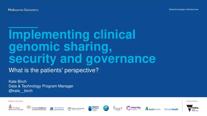 implementing clinical
