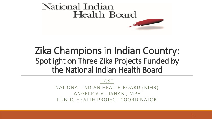 zika champions in indian country