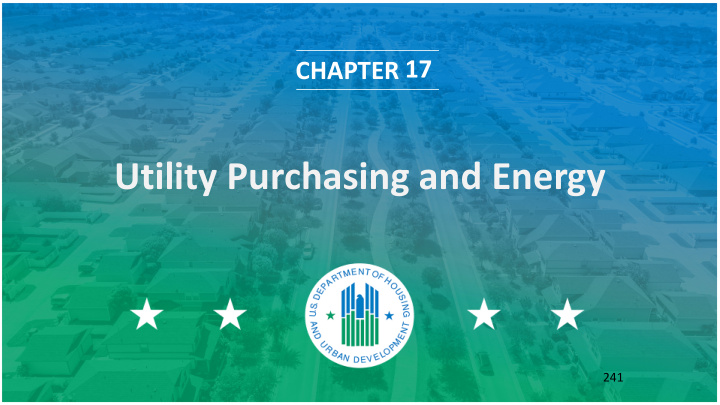utility purchasing and energy