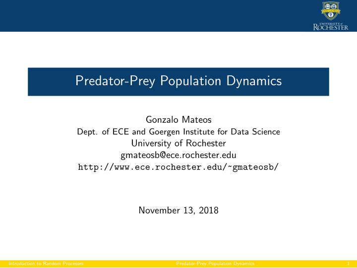 predator prey population dynamics