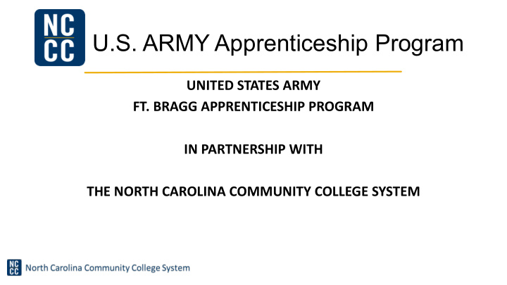 u s army apprenticeship program