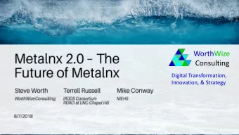 WorthWize  Consulting  Digital Transformation,  Innovation, &amp; Strategy  Step back in time to