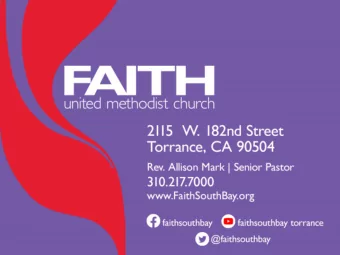 www.faithsouthbay.org  @faithsouthbay  faithsouthbay  IT IS WE  WELL  LL  SIMPLE STEPS TO STAY
