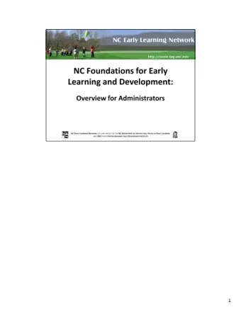 1  Welcome and introductions  Indicate if you are:  EC, NC Pre-K, Title I, Head Start, anybody we