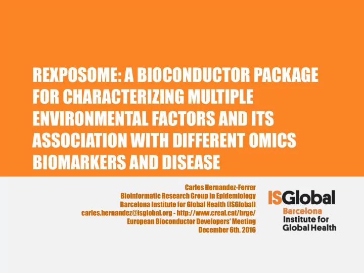 association with different omics