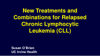 new treatments and combinations for relapsed chronic