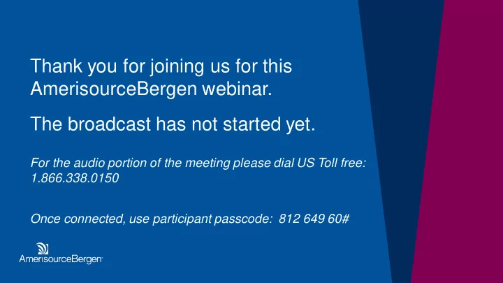 amerisourcebergen webinar