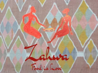 Kabylie, Algeria, October 2017, 40th Day ritual tirifin , pancakes prepared  for various