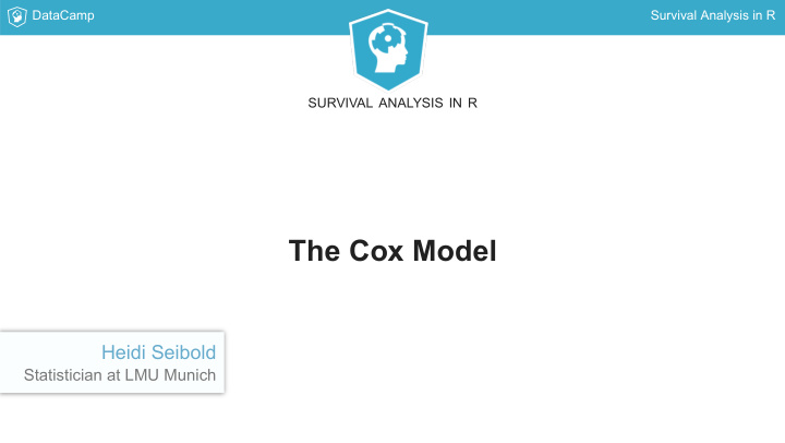 the cox model