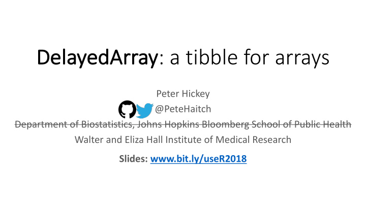 array a tibble for arrays