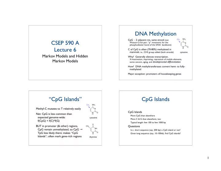 dna methylation