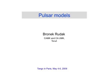 In the talk: - Models of pulsars as sources of high energy photons. - Why the composition of pulsar