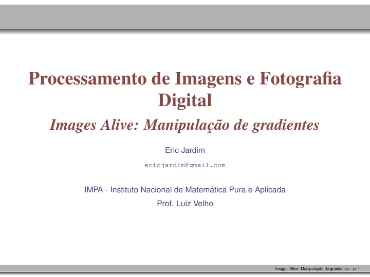 processamento de imagens e fotografia digital