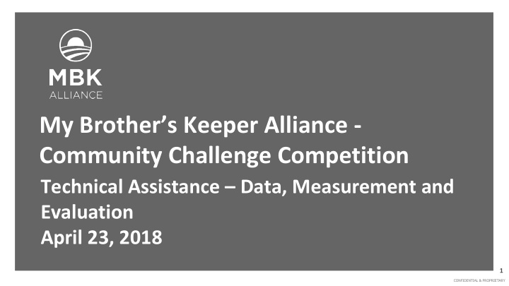 community challenge competition