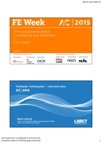 Annual appr  Annual apprentic  enticeship  eship  conf  nfer  erenc  ence and  and exhibition