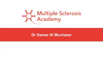 Dr Samar Al Muntaser  Background   There is a paucity of literature on the epidemiology,