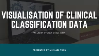 WHO WE ARE  Australian Consortium for Classification  Development (ACCD)  National Centre for