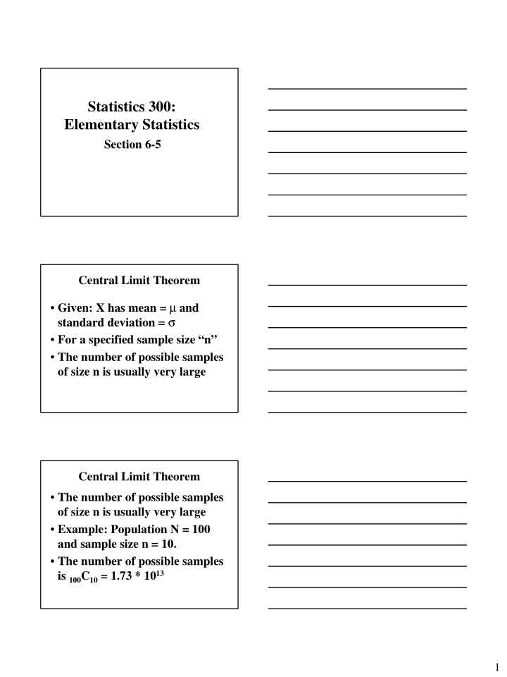 statistics 300 elementary statistics