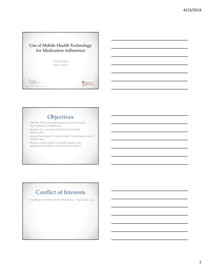 objectives