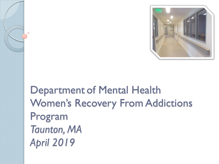 women s recovery from addictions
