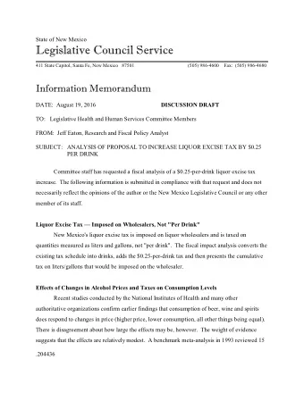 Legislative Council Service  411 State Capitol, Santa Fe, New Mexico   87501  (505) 986-4600