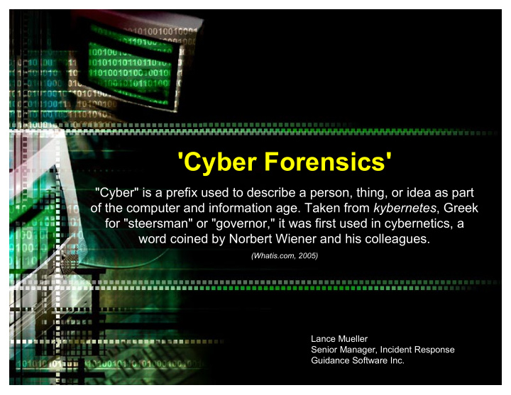 cyber forensics