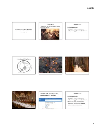 2/22/15    Luke  14:15    Luke  14:16-17    Blessed  is  the  man