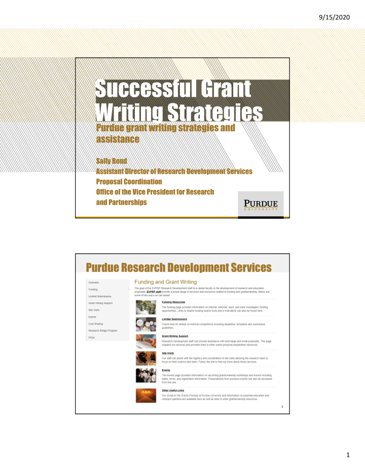successful grant writing strategies