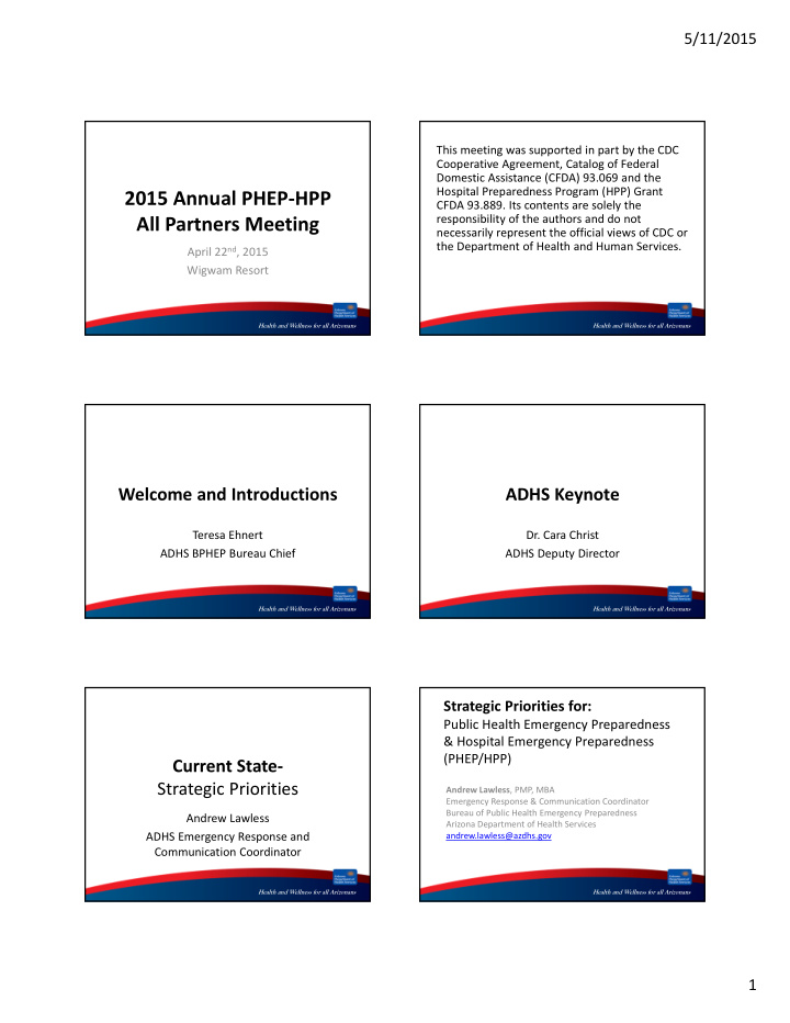 2015 annual phep hpp