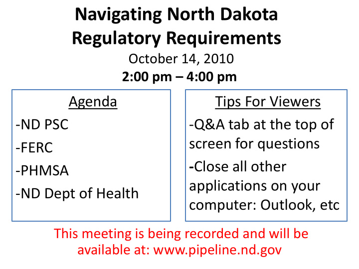 navigating north dakota regulatory requirements