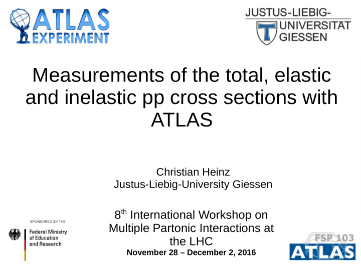 measurements of the total elastic and inelastic pp cross