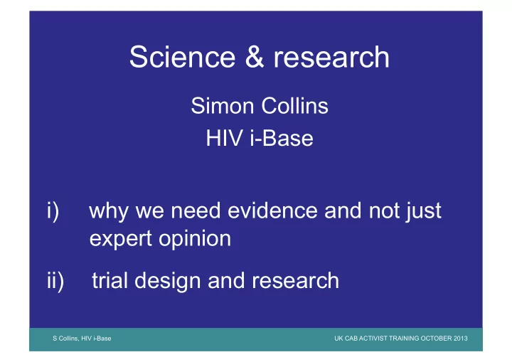 science research