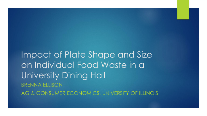 impact of plate shape and size
