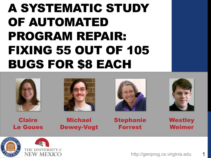 a systematic study of automated program repair fixing 55