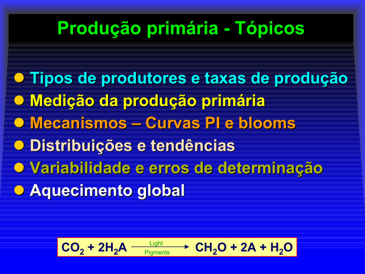 produ o prim ria t picos t picos produ o prim ria