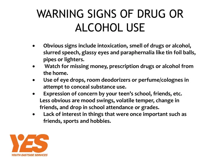alcohol use