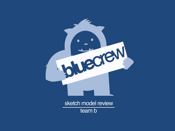 sketch model review team b clutch crutch