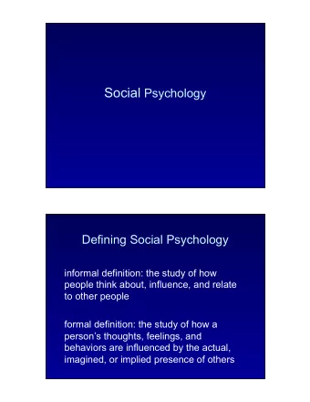 Conformity  change in behavior to fit in with social  norms  Norms = widely accepted