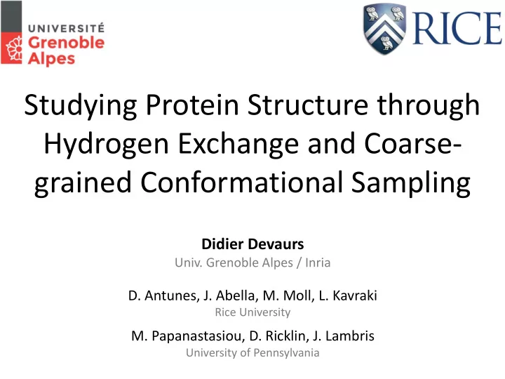 studying protein structure through
