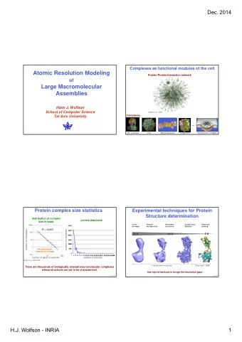 Atomic Resolution Modeling  Protein-Protein interaction network  of  Large Macromolecular