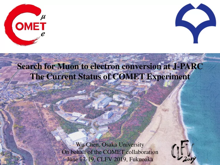 search for muon to electron conversion at j parc