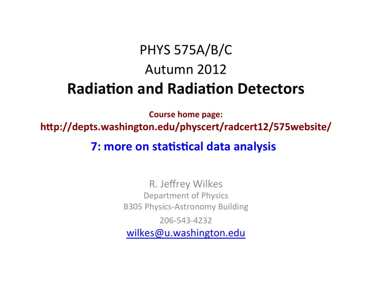 autumn 12 radia on and radia on detectors