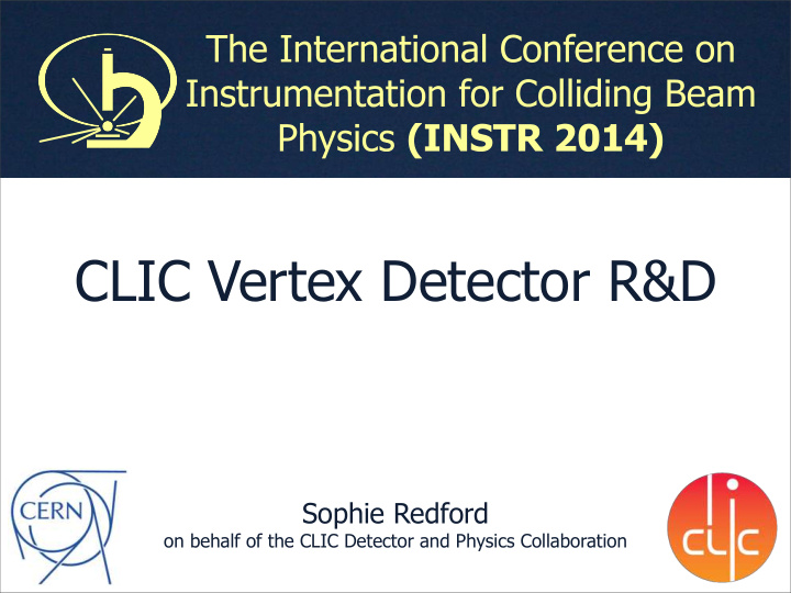 clic vertex detector r d