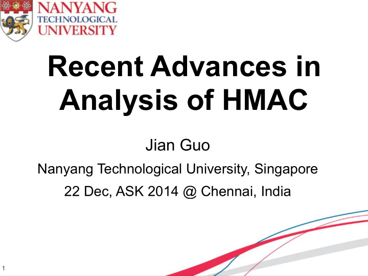 recent advances in analysis of hmac