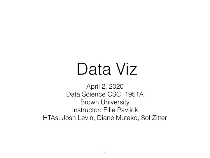 data viz