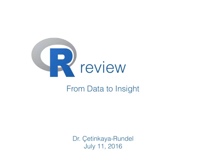 review