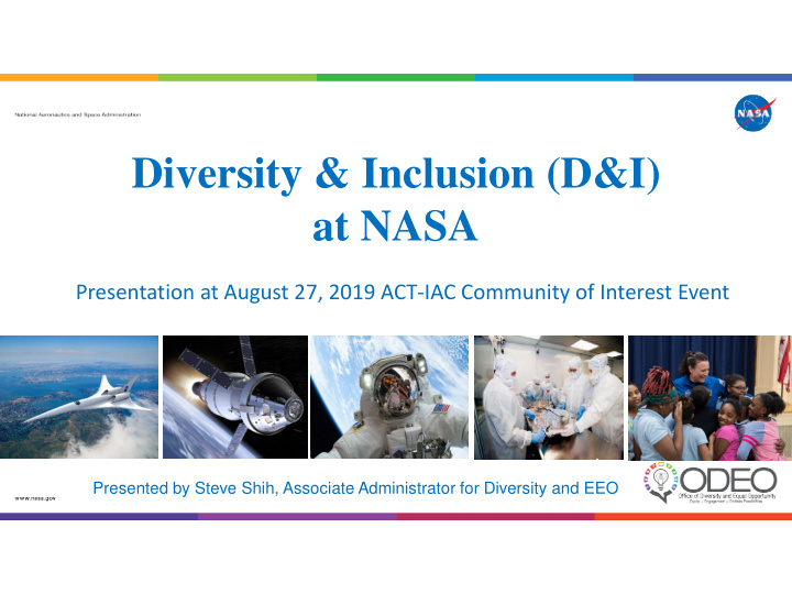 diversity amp inclusion d amp i at nasa