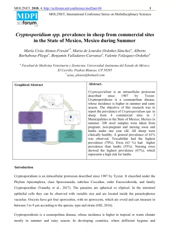 MOL2NET, 2018 , 4, http://sciforum.net/conference/mol2net-04  2  overpopulation exists, it is posed